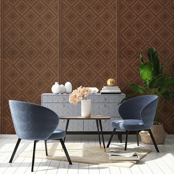 Метражные обои для стен  Zoffany Indienne Wallcoverings 313120  2