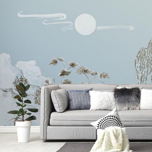 Обои для стен  Faboie Silk Painting I F-SN3003  3