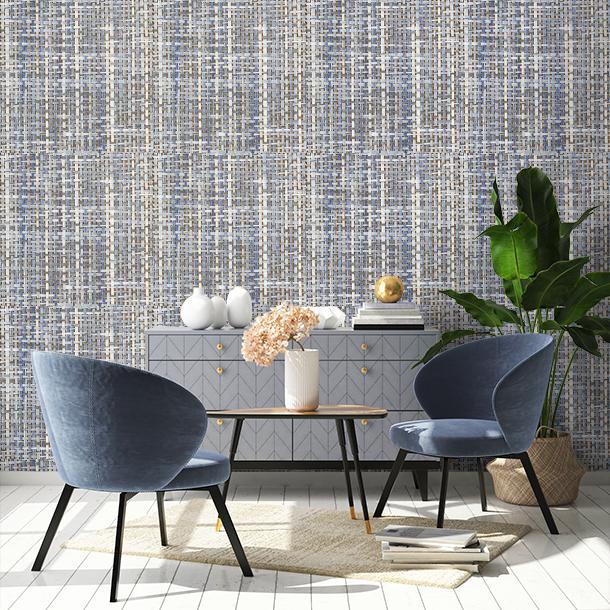 Метражные обои для стен   Metallic Paper Weaves PJ8991  2