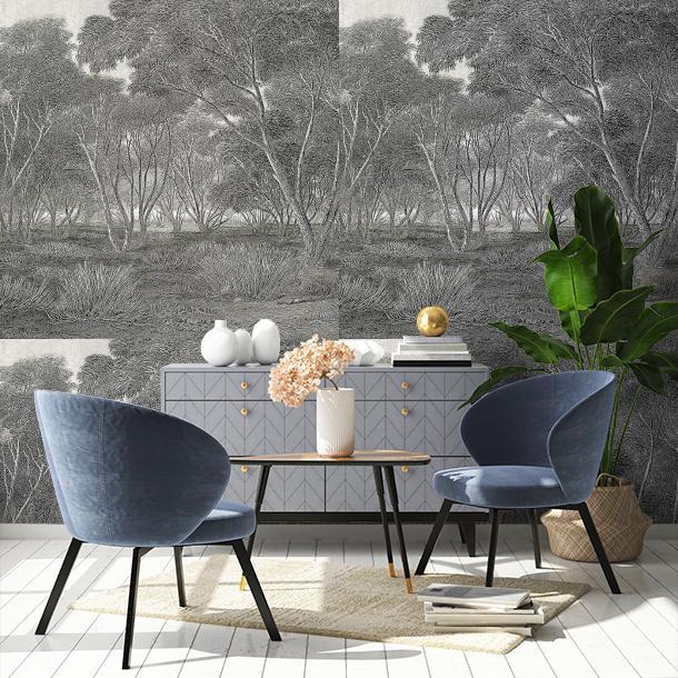 Обои для стен  Faboie Whispering In The Jungle F-WJ6001  2