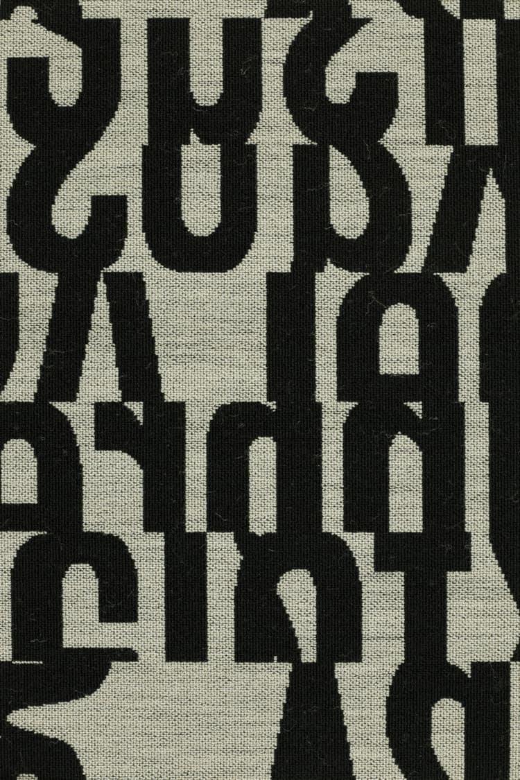 Ткань Kvadrat Letters by Gunnar Aagaard Andersen 2521_C0140 