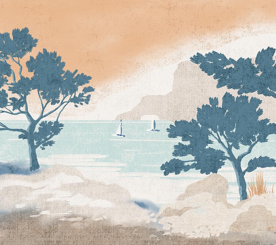 Обои для стен  Loymina Пейзаж 2 Бухта ART18 006 