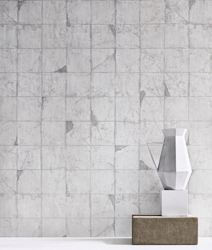 Обои для стен Wall&Deco Essential Wallpaper tile-grigio-dettaglio_1 