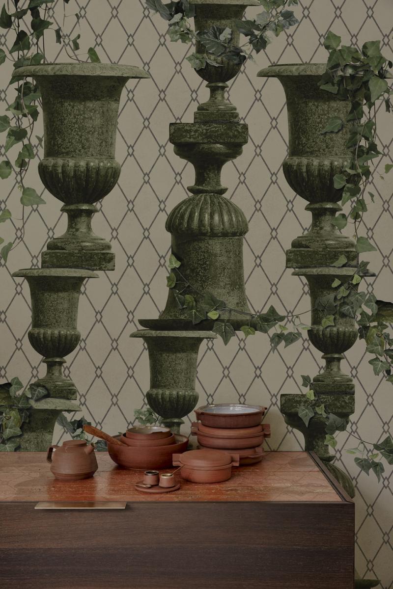 Обои для стен Wall&Deco 2023 Contemporary Wallpaper IL-GIARDINO-DEI-MEDICI 