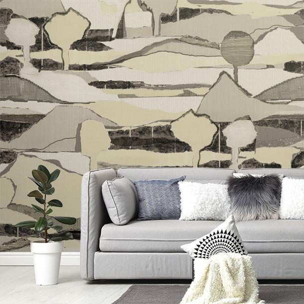 Обои для стен  Faboie Silk Painting I F-SN5002  3