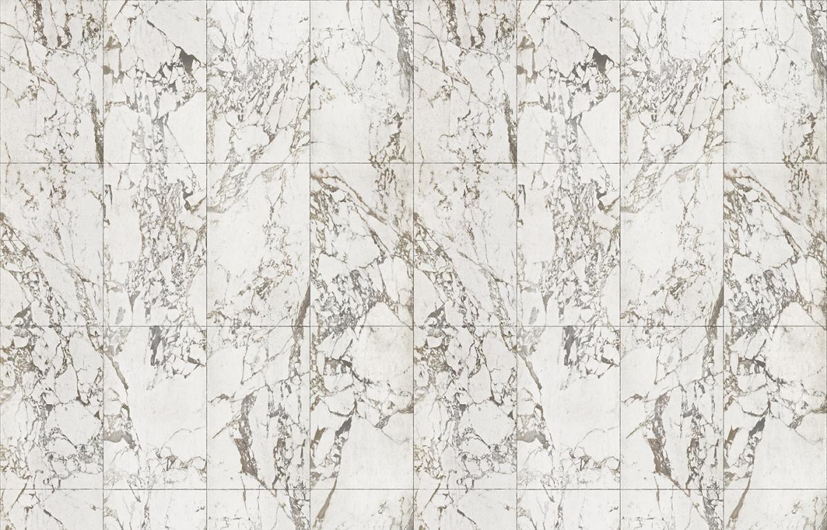 Обои для стен Nlxl Piet Hein Eek Materials PHM-41A White Marble Tiles 48,7 x 76,9 cm SIM LR 