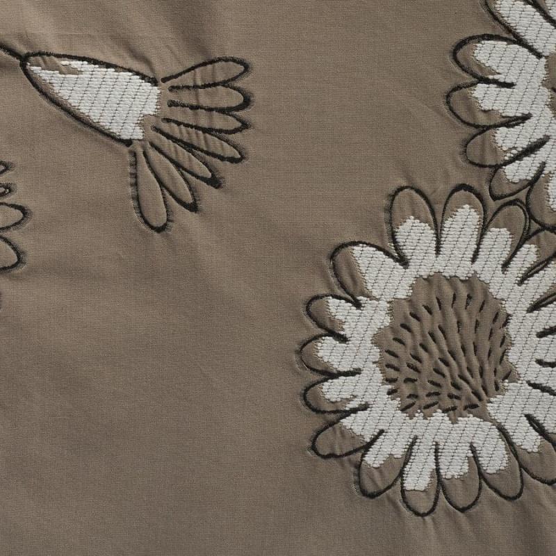 Ткань Antoine d'Albiousse Colette colette-taupe-noir  купить в Москве по выгодной цене|Интернет-магазин дизайнерских решений Decorwall