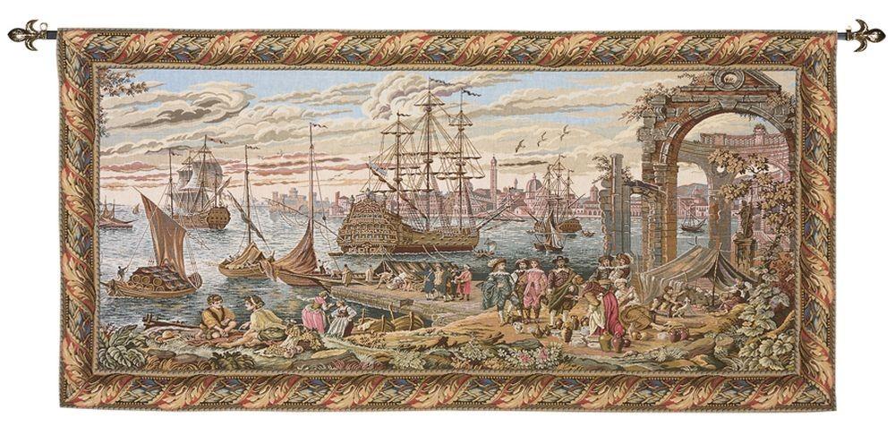  Гобелен Maps & Maritime LW1142_Merchants_on_the_Quayside_18 