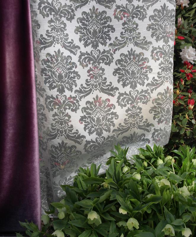 Ткань KT Exclusive Romantic Lace belle-grey-mood 