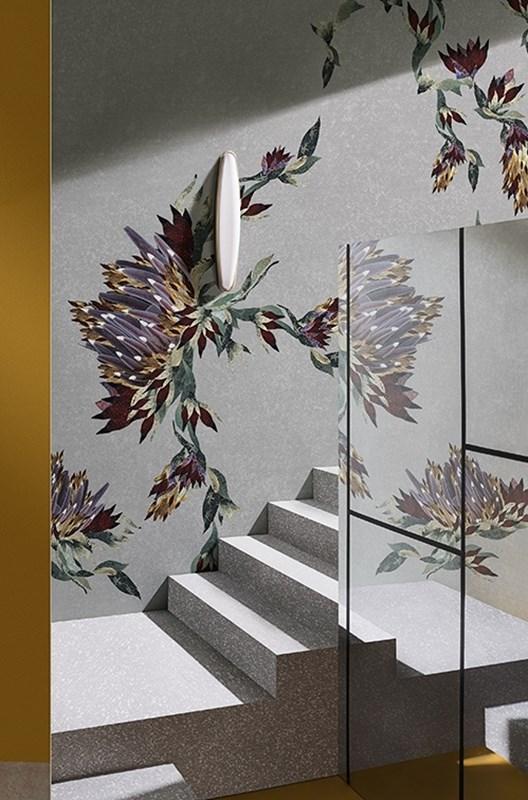 Обои для стен Wall&Deco 2019 Contemporary Wallpaper FLORIGRAPHIQUE 2019 