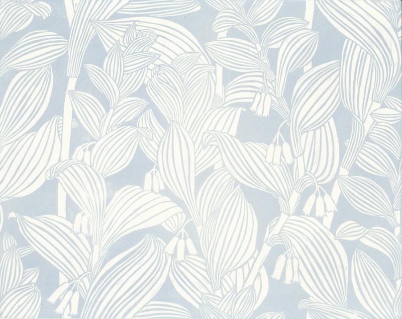 Обои для стен  Hamilton Weston The Marthe Armitage wallpapers Solomon-Seal-SY-Soft-Blue-1-1 