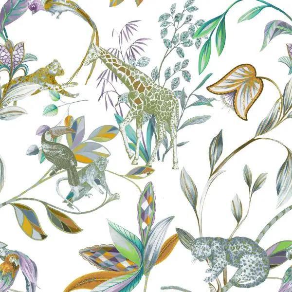 Ткань Alessandro Bini Driver GIUNGLA-JS01-400  купить в Москве по выгодной цене|Интернет-магазин дизайнерских решений Decorwall