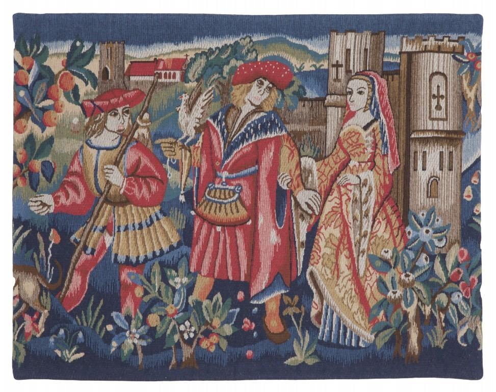  Гобелен Medieval Mille-Fleurs LW1341_Castle_Life_Woollen_8 