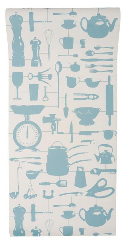 Обои для стен Graduate Collection Graduate Wallpapers airfix_kitchen_wallpaper_duck_egg 