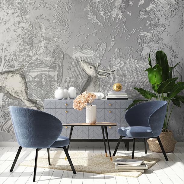 Обои для стен  Faboie Silk Painting I F-SN2002  2