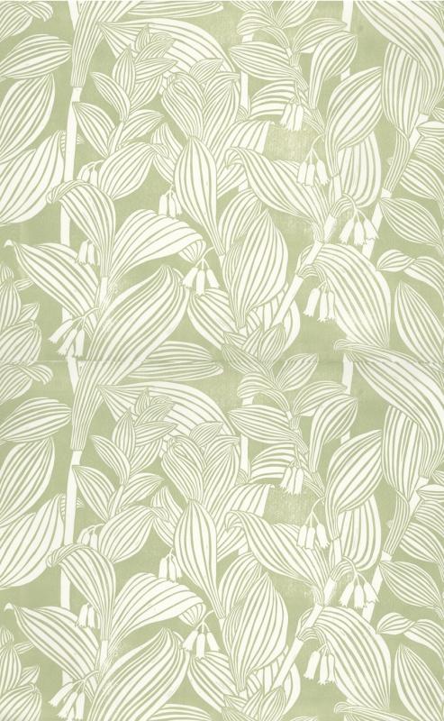 Обои для стен  Hamilton Weston The Marthe Armitage wallpapers Solomon-Seal-Yellow-Green-on-of 