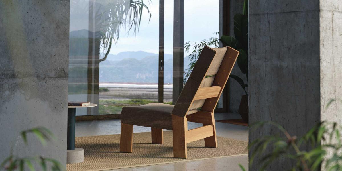 Кресло   Club Chair Teak  2