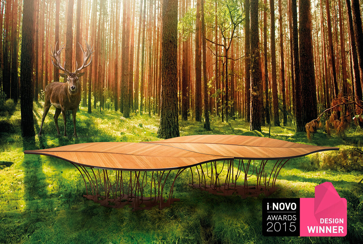 Стол    TAVOLO FOGLIA FENICE  1