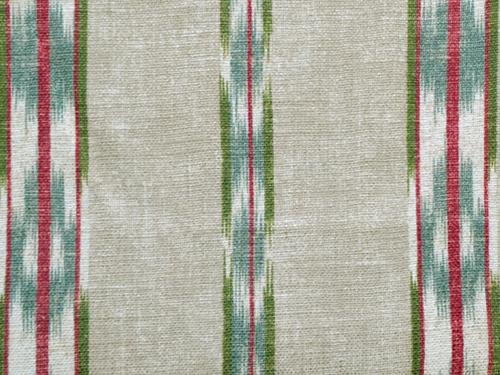Ткань Titley and Marr Ikat Collection Ikat-Stripe-04-Chartreuse-and-Rose 