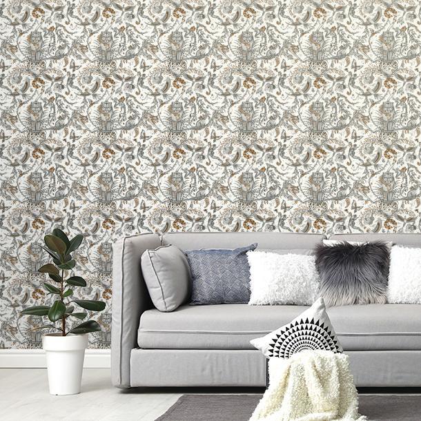 Обои для стен  Clarke&Clarke Mythica Wallcoverings W0213-01  3