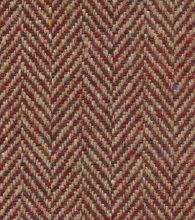Ткань Sequana Donegal Big Herringbone Tweed 11203_prune 