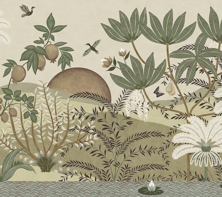 Обои для стен  Loymina Пейзаж 2 Гранатовый оазис ART20 005 