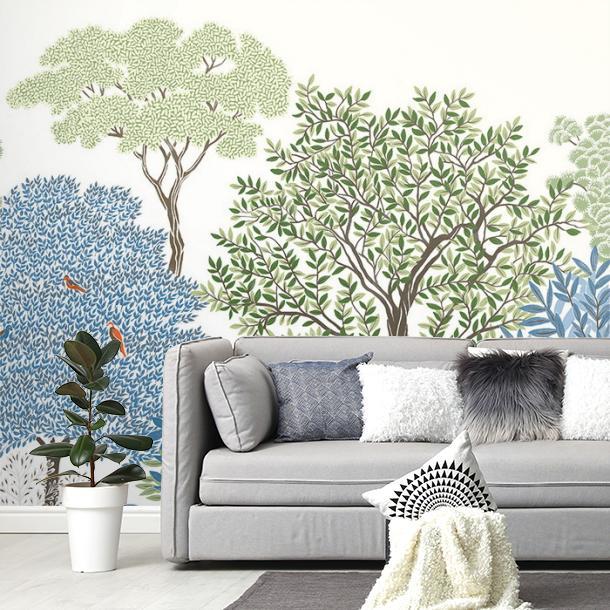 Обои для стен  Faboie Silk Painting I F-SN4004  3