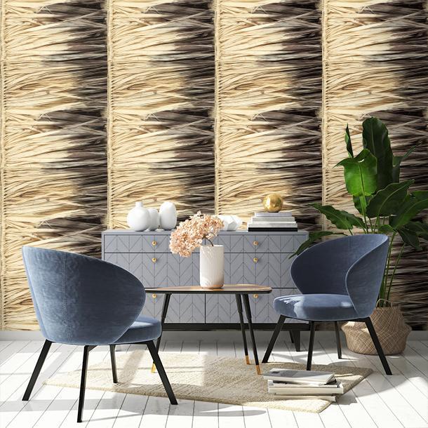 Метражные обои для стен   Raffia Wallcovering 3 WRA_09_38  2