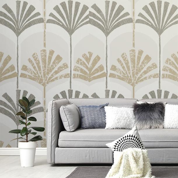 Обои для стен  Cyan Stone Song of leaf L-SL101  3