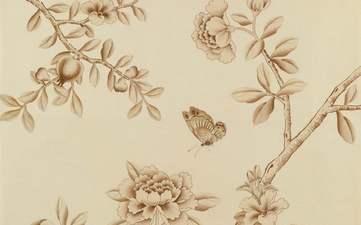 Обои для стен Fromental Chinoiserie C001-nonsuch-col-cocoa 