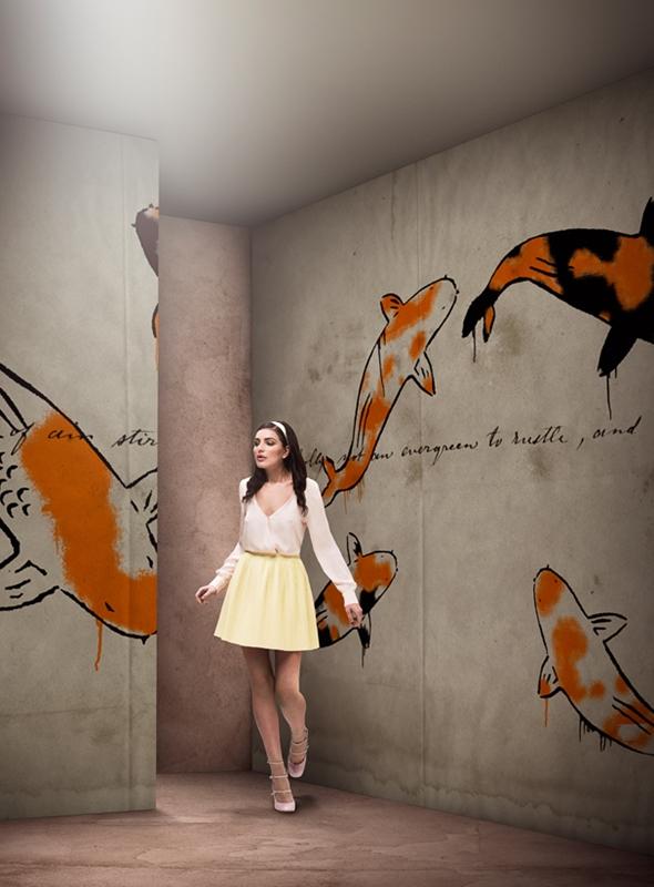 Обои для стен Wall&Deco 2014 Contemporary Wallpaper CARP 