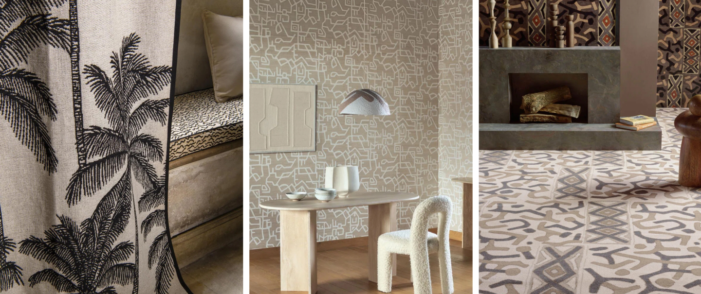 Материальность пустынного ландшафта в новой коллекции Deserts от Pierre Frey