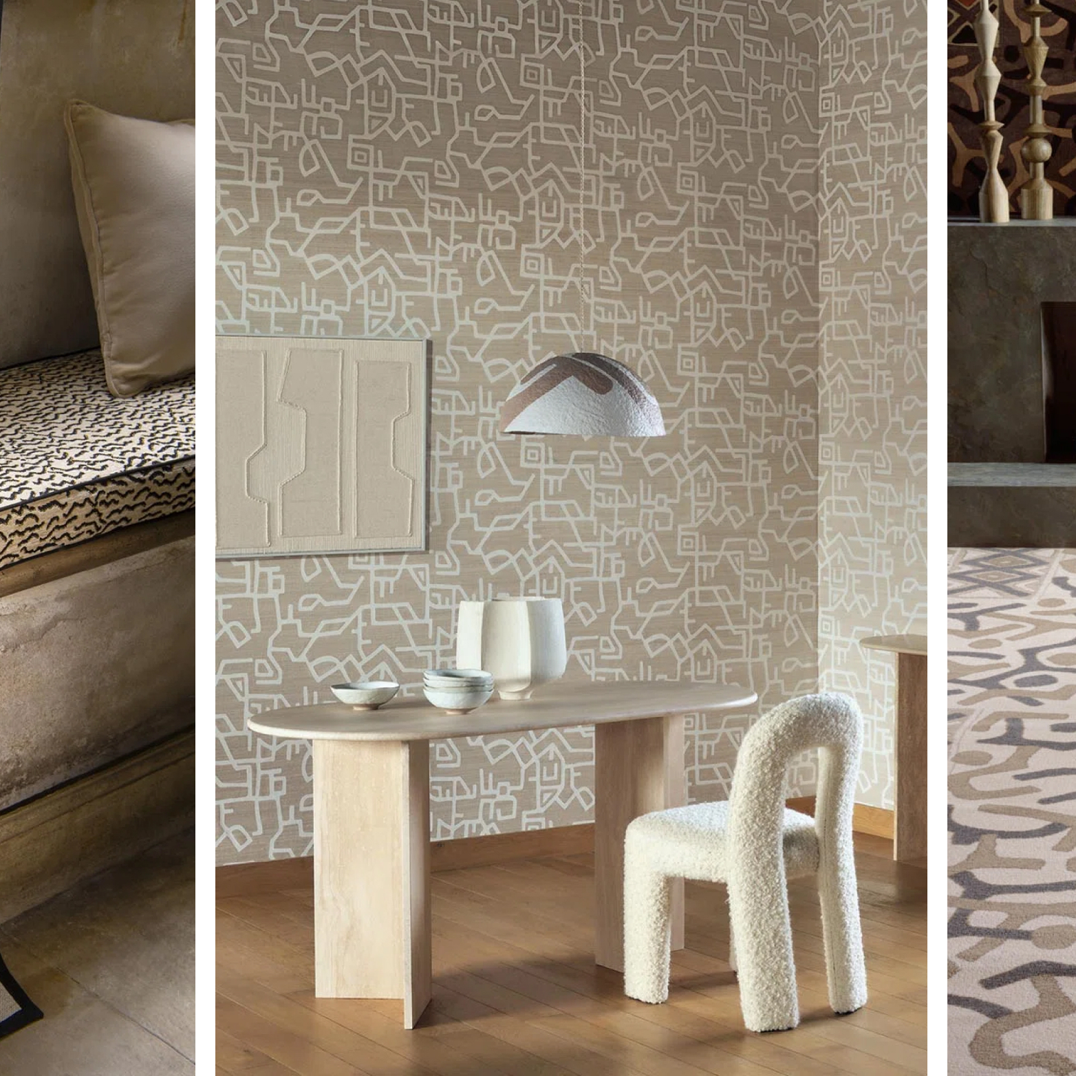 Материальность пустынного ландшафта в новой коллекции Deserts от Pierre Frey