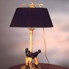 Reeditions of lamps, floor lamps and candle holders