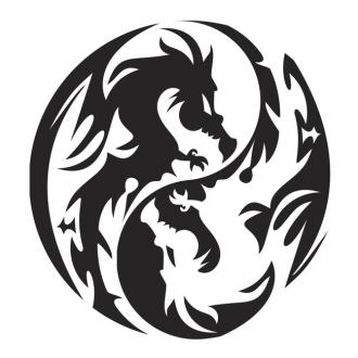 Photowall Религия и символы cirkel-dragons