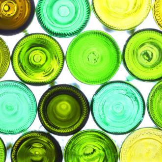 Photowall Еда и напитки colorful-bottle-bottoms