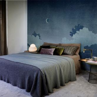 Wall&Deco 2016 Contemporary Wallpaper Notturno-blu