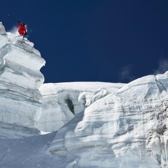 Photowall Спорт cliff-jumping