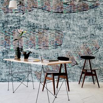 Wall&Deco 2016 Contemporary Wallpaper La-vie-mrine