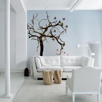 Wall&Deco 2015 Contemporary Wallpaper Cherry tree