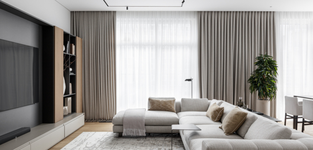 Проект Decortier: текстильная композиция, объединяющая интерьер квартиры