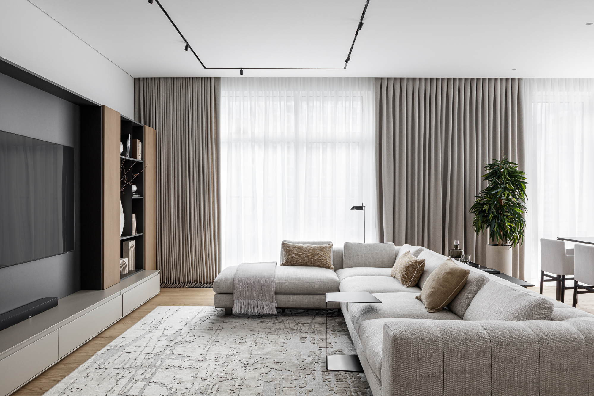 Проект Decortier: текстильная композиция, объединяющая интерьер квартиры