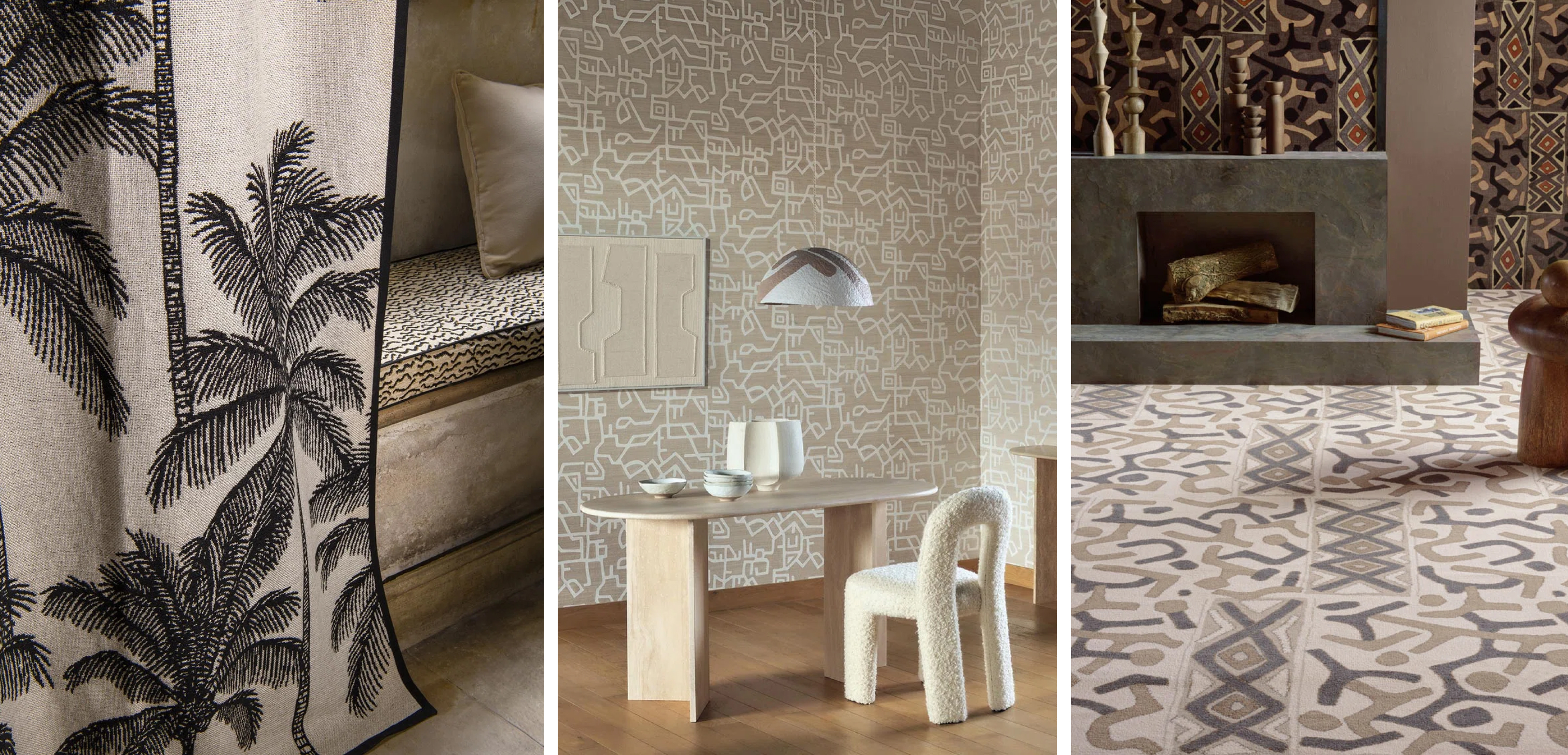 Материальность пустынного ландшафта в новой коллекции Deserts от Pierre Frey